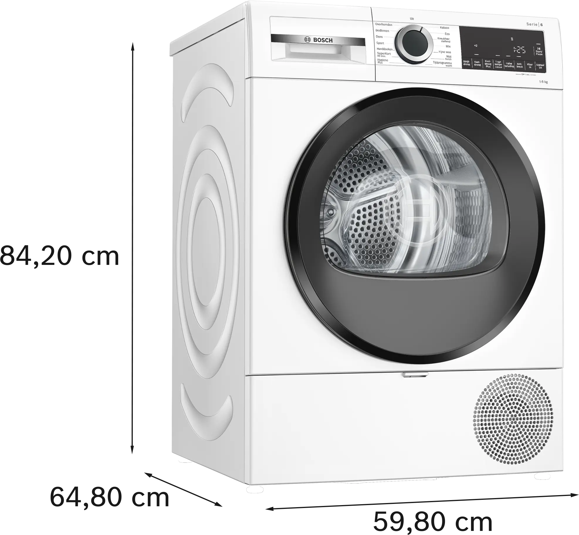 Serie 6 Warmtepompdroger 8 kg