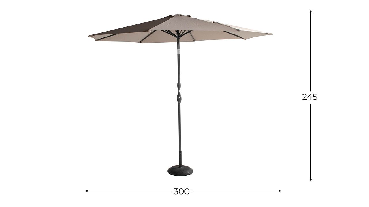 Parasol Taupe 14.098.133 Sunline B300 x D300 x H245 cm