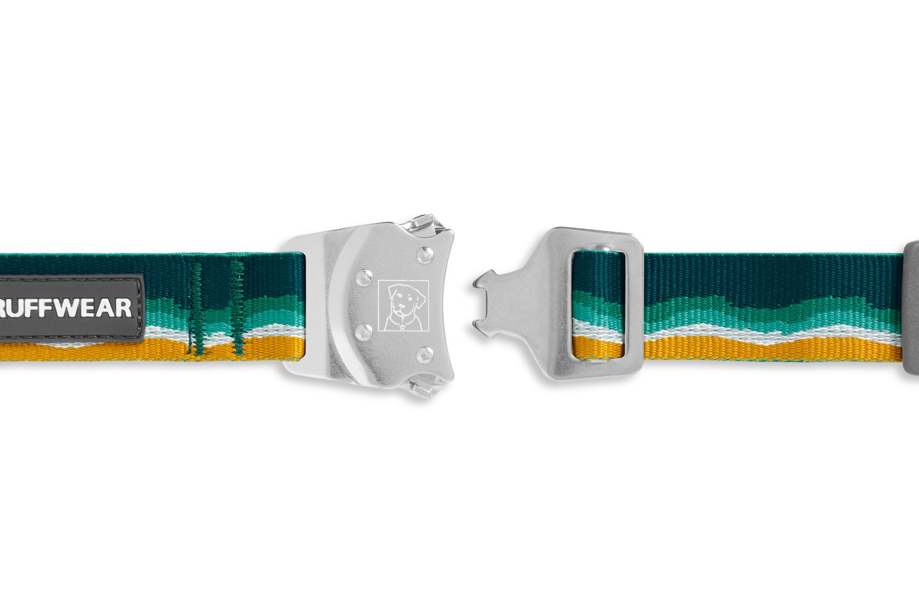 Collier top rope™ avec boucle en métal et sangle solide et comfortable. Couleur: seafoam (bleu/vert), taille: s (28-36cm)