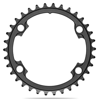 Plateau AbsoluteBlack Premium Round Road 110x4 BCD pour transmission Shimano Dura Ace / Ultegra 11V Noir