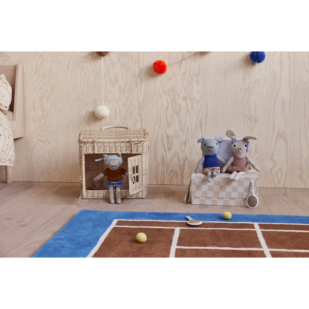 Køb OYOY Light Grey Nuni Mouse Tennis Dukke