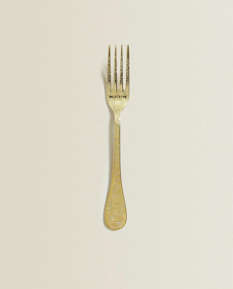 GARFO DOURADO GRAVADO