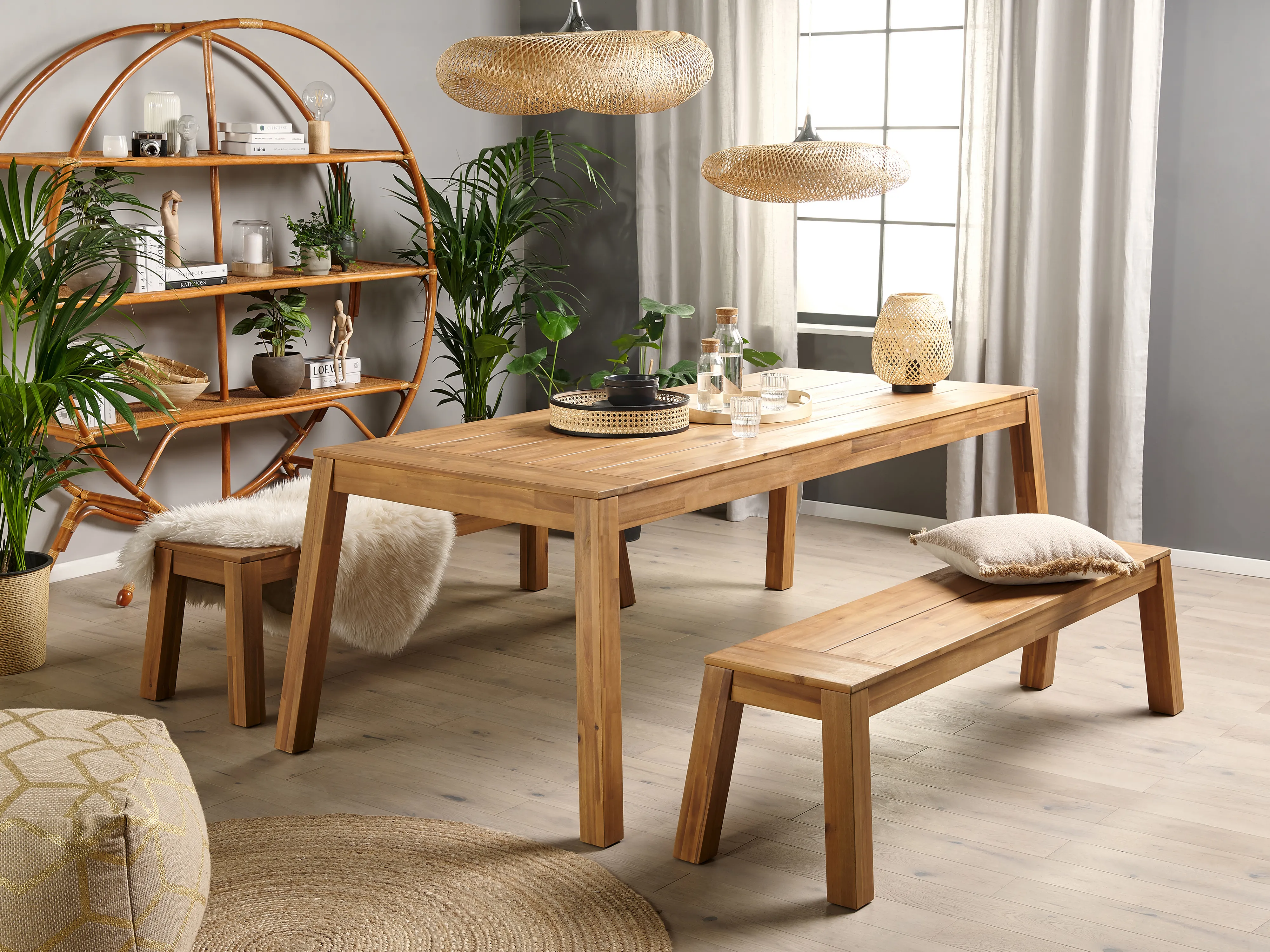 Tuinbank LIVORNO 169 cm Acaciahout Bruin