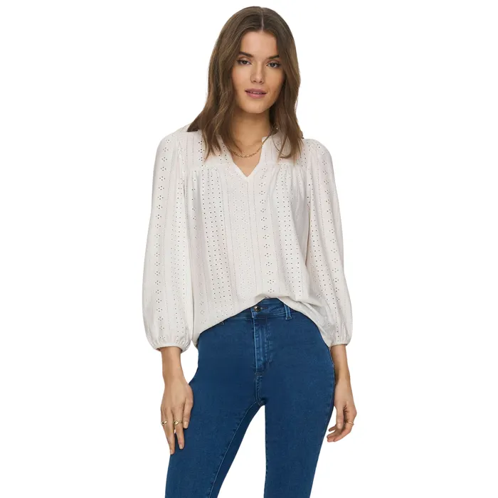 Only Sandra LS Split Blouse Dames