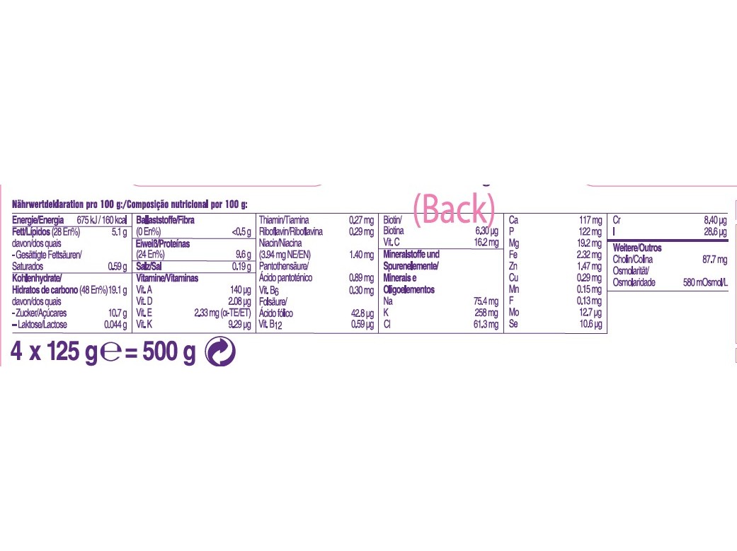 SUPLEMENTO FORTIMEL CREME PROTEIN BANANA 4X125G