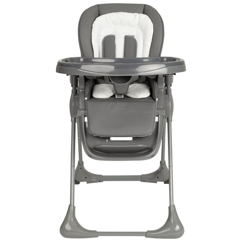 Chaise haute réglable Jude 0+ - Gris - Ecru