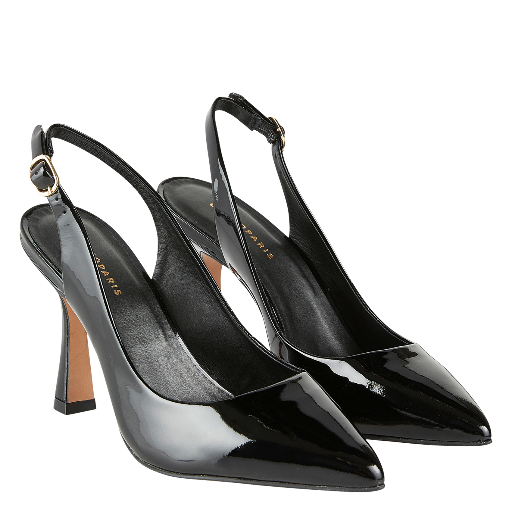 OPALINE - Escarpins en cuir vernis | Noir
