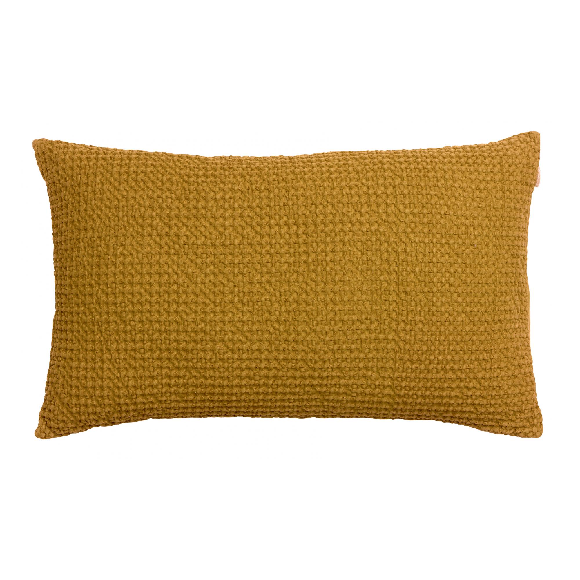 Coussin stonewashed maia bronze 30 x 50 cm