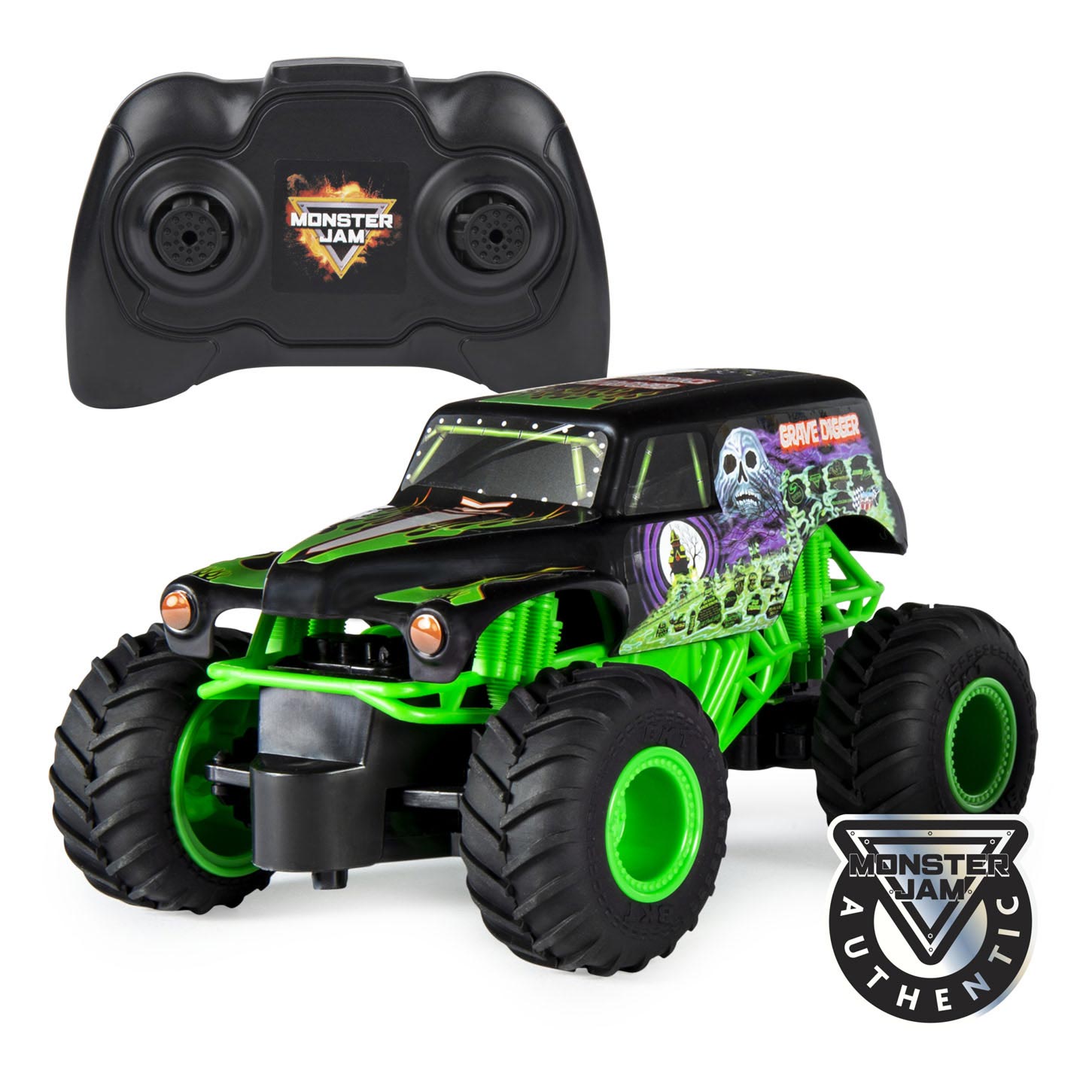 Monster Jam RC - Grave Digger Bestuurbare Auto 1:24