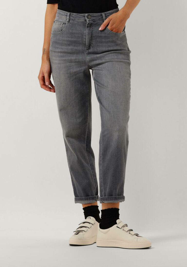 PENN & INK grijze penn & ink mom jeans w23z605
