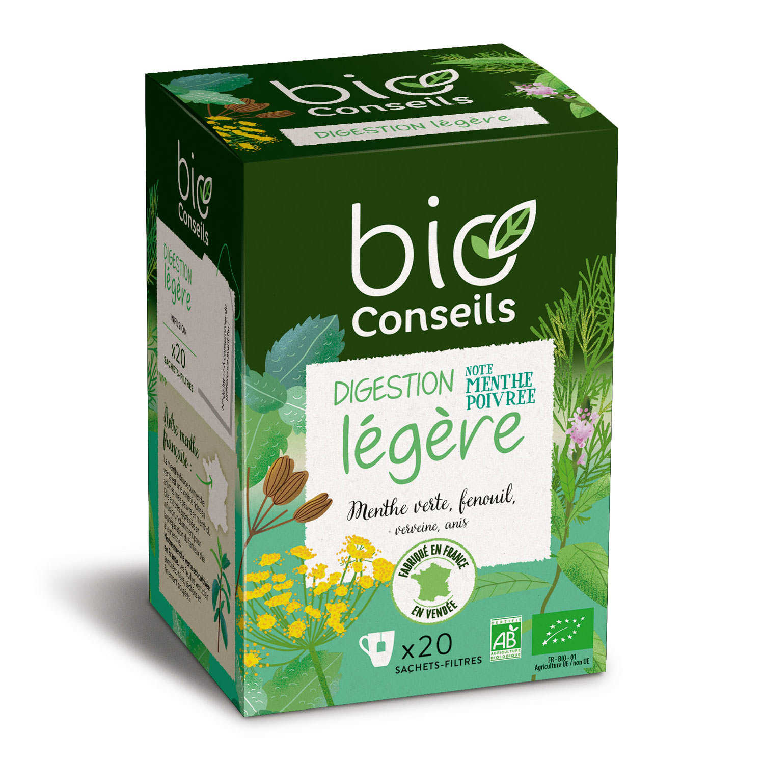 Infusion digestion légère Bio
