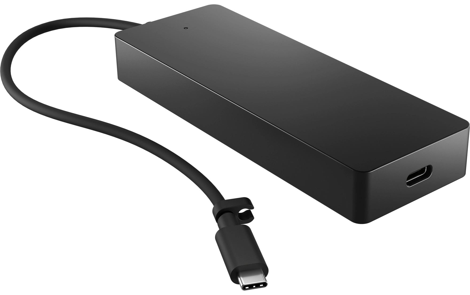 Universal USB-C Multiport-HubKompakter USB-Hub mit 4 vielseitigen USB-C Anschlüssen