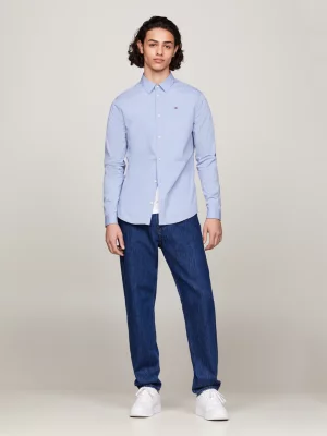 Camisa de corte justo e elástico