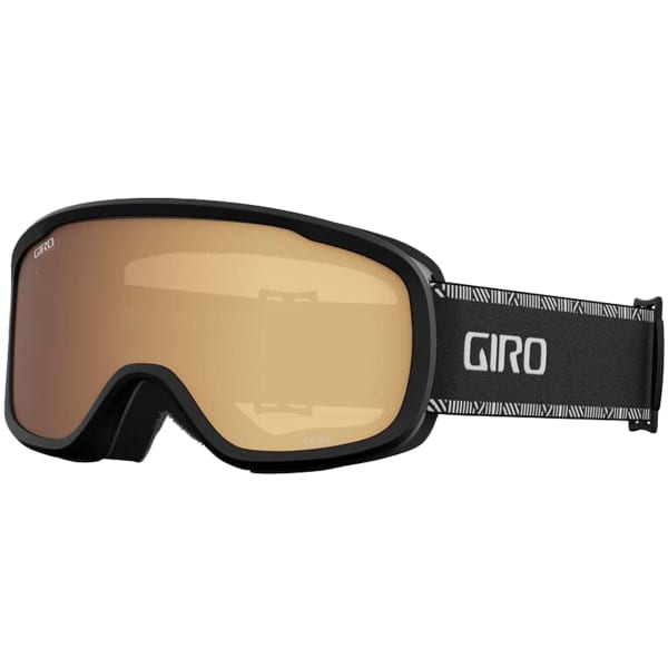 Masque de ski GIRO MOXIE BLACK & WHITE CHUTE AMBR GLD/YELLOW