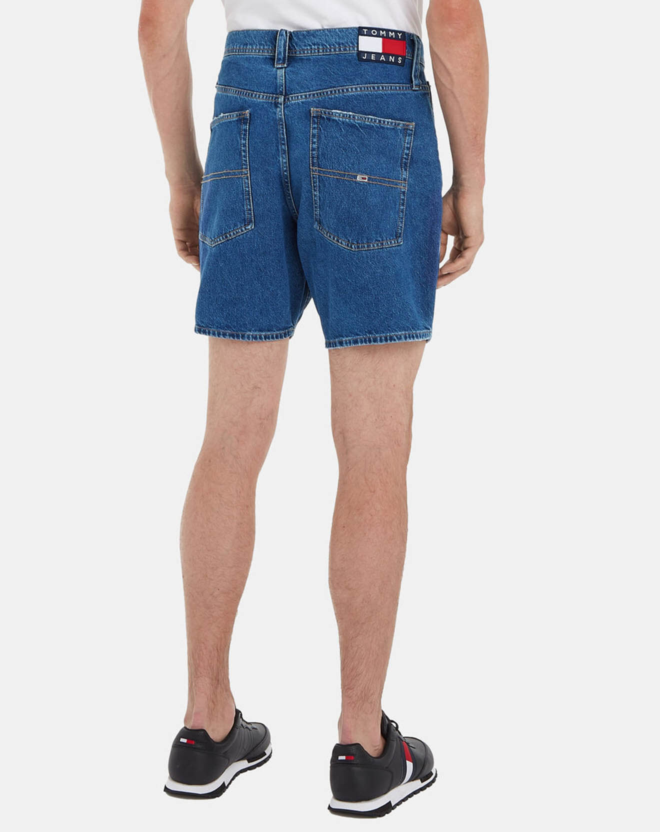 Tommy Jeans Bermuda en jean Aiden Baggy bleu