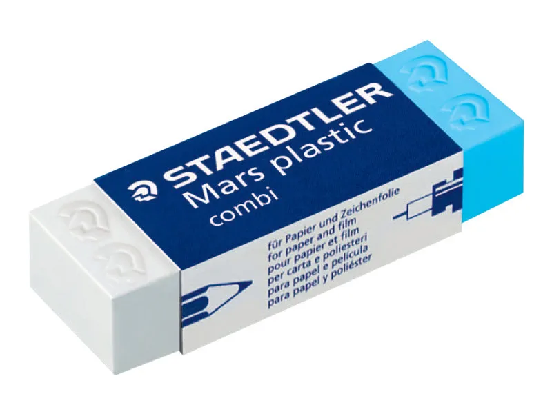 STAEDTLER Mars plastic combi - Udvisker - 6.5 x 2.3 x 1.3 cm