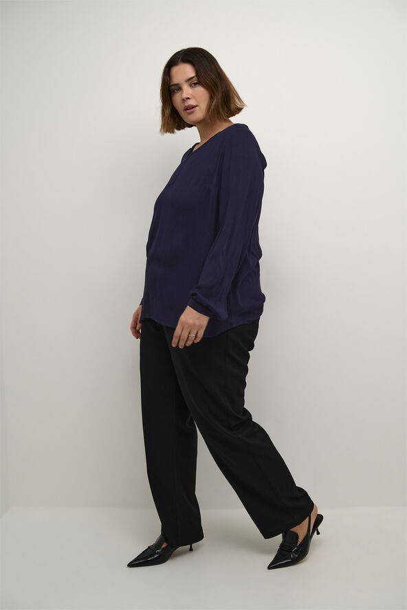 Kaffe Curve KCami LS Blouse Dawn purple