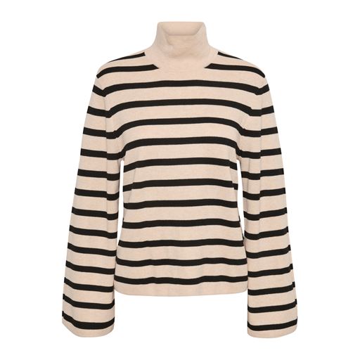 InWear MusetteIW Striktrøje, Sand/Black, L