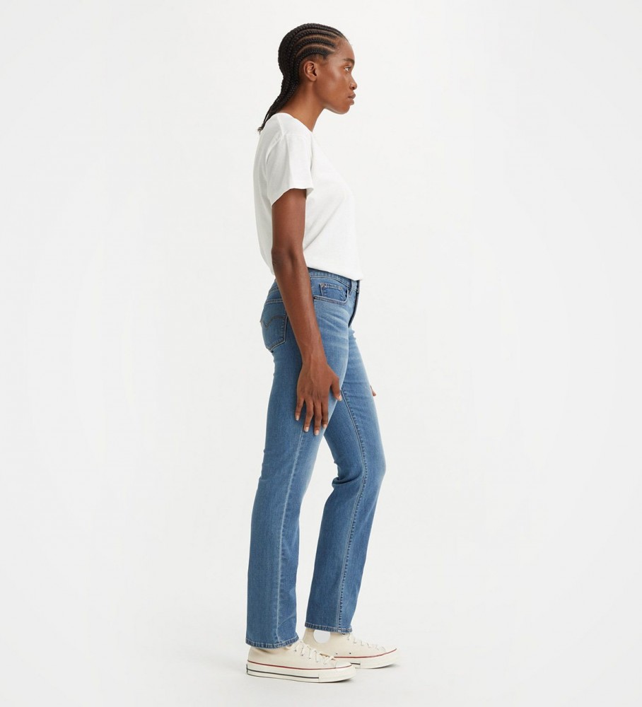 Calça jeans Levi's 314 Shaping Straight azul