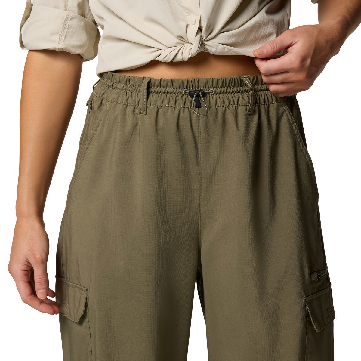 Columbia Skien Valley Cargo Pants, dame (Stone Green) - Spejder Sport