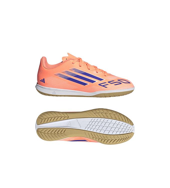 adidas F50 CLUB IN J JI0041 BEAORA-LUCBLU-FTWWHT