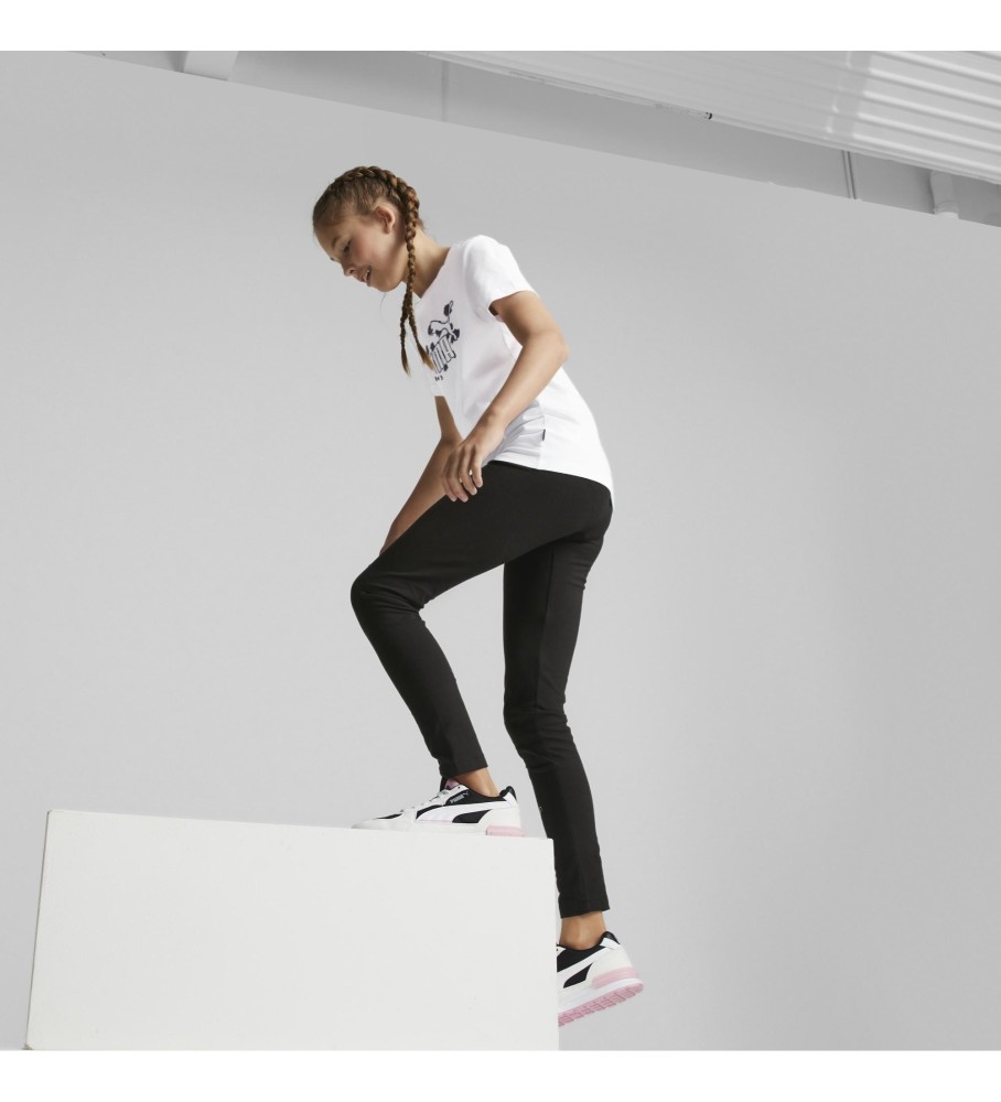 Conjunto de camiseta e legging Puma Graphic, branco