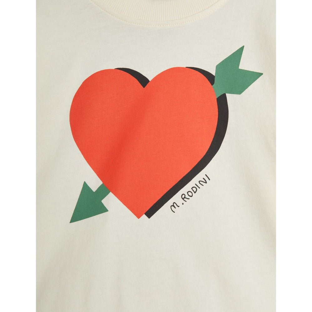 Køb Mini Rodini Offwhite Arrowed Heart Bluse