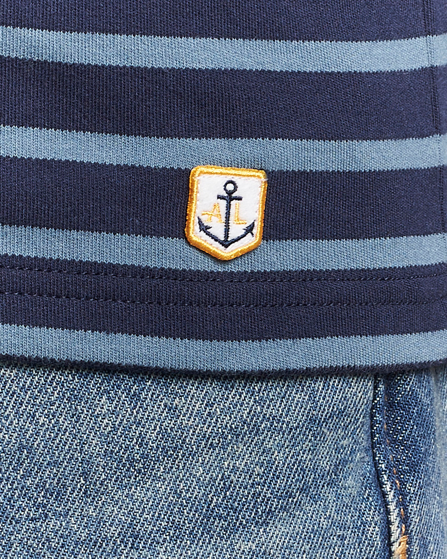 Armor-lux Houat Héritage Stripe Long Sleeve T-Shirt Deep Marine/Bluefin
