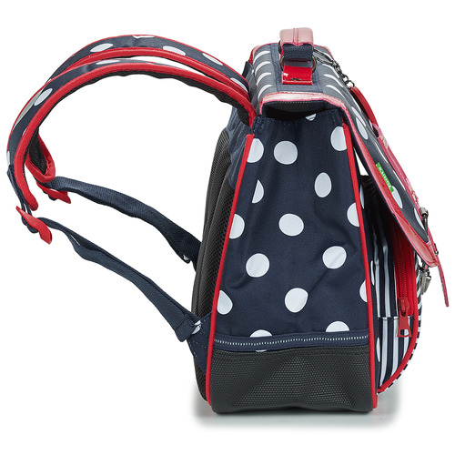 Tann's - CHARLOTTE CARTABLE 38 CM - Marine / Rouge