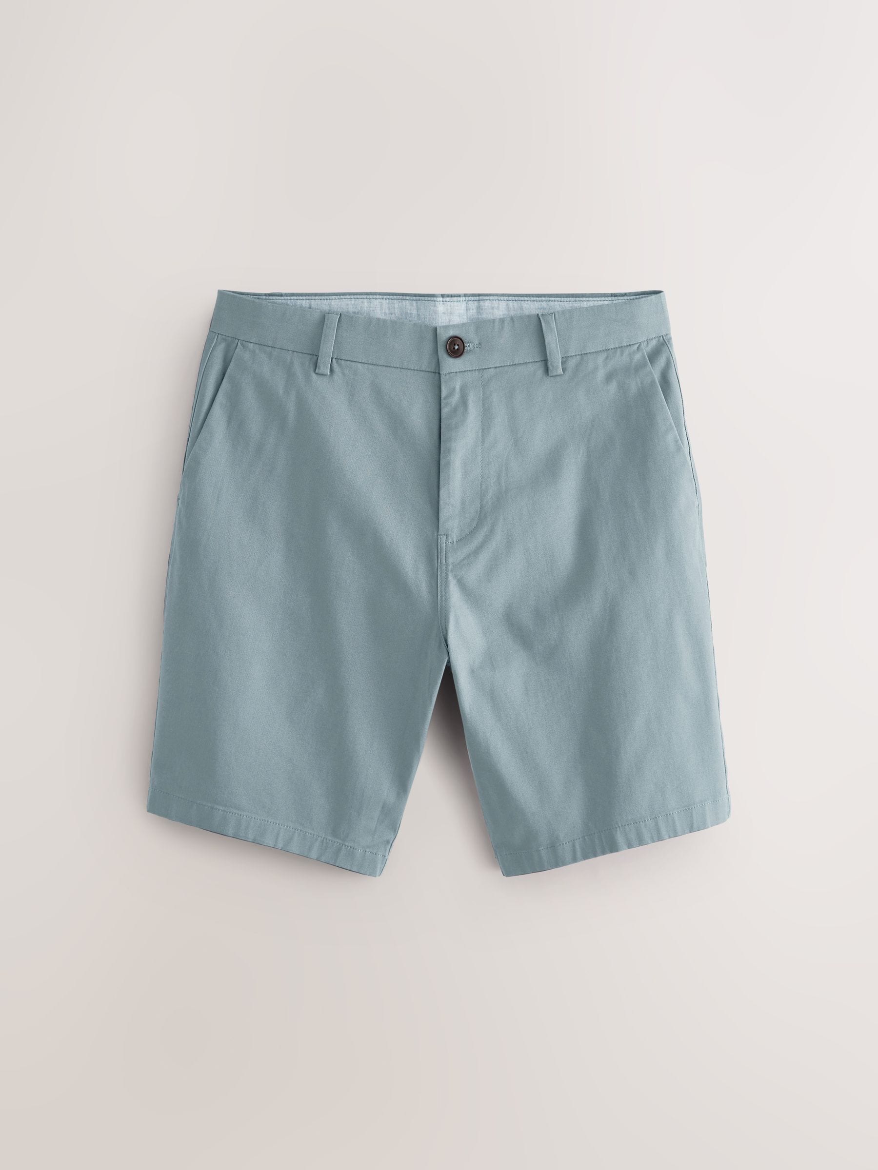 Pastelkleurig - Straight fit - Set van 4 chinoshorts met stretch