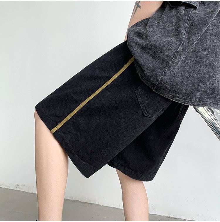 Phoneus - Gestreepte Jorts met elastische taille