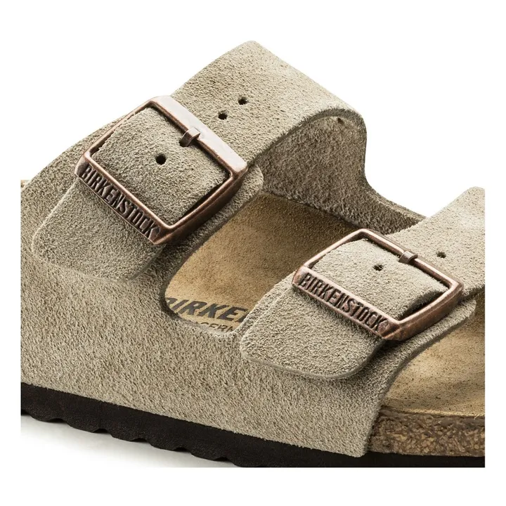 BIRKENSTOCK Sandales Arizona SFB Cuir Suede - Collection Adulte  | Taupe