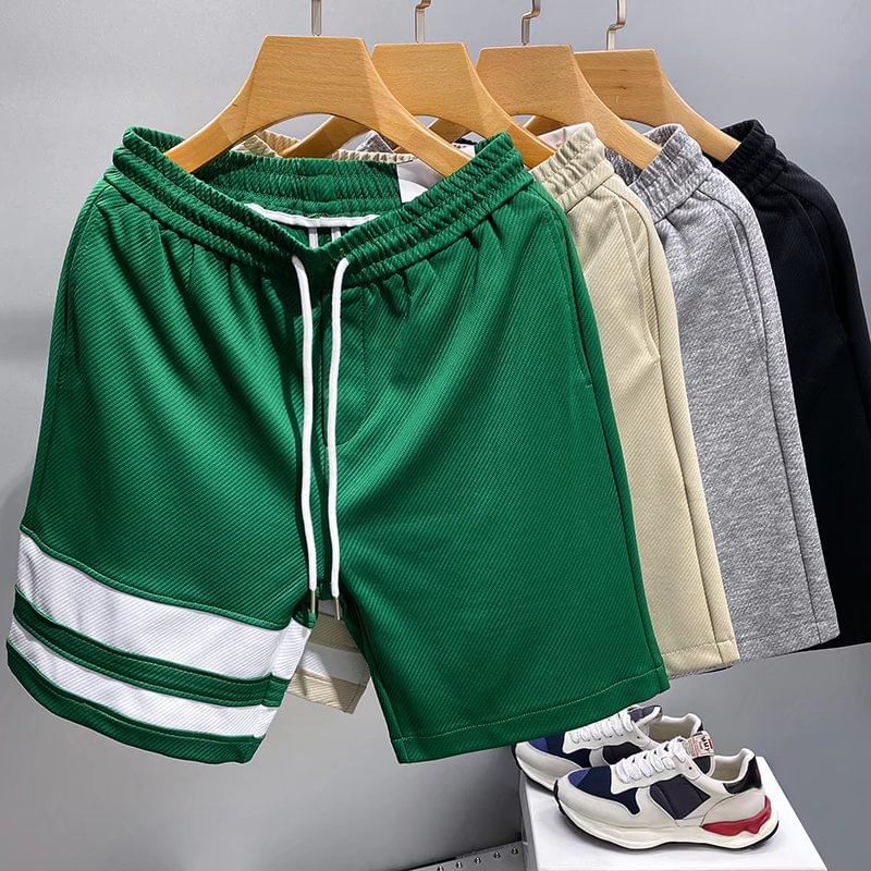 Craltuxe - Gestreepte joggingbroek met trekkoord in de taille