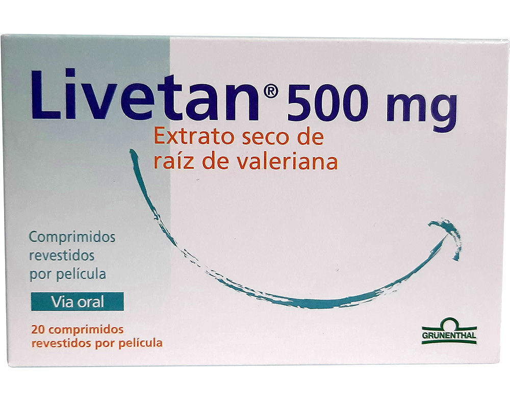 COMPRIMIDOS LIVETAN 500MG 20UN