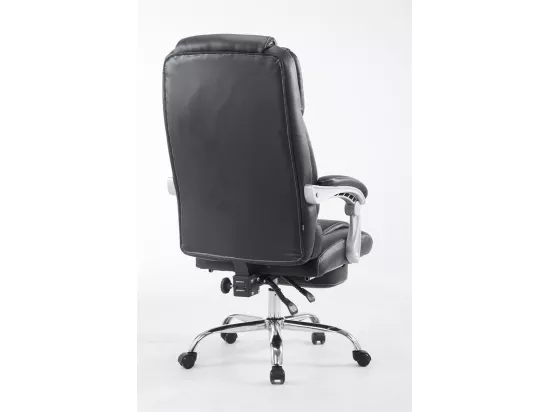 Fauteuil de bureau ergonomique noire 68 x 64 x 127 cm BUR10171