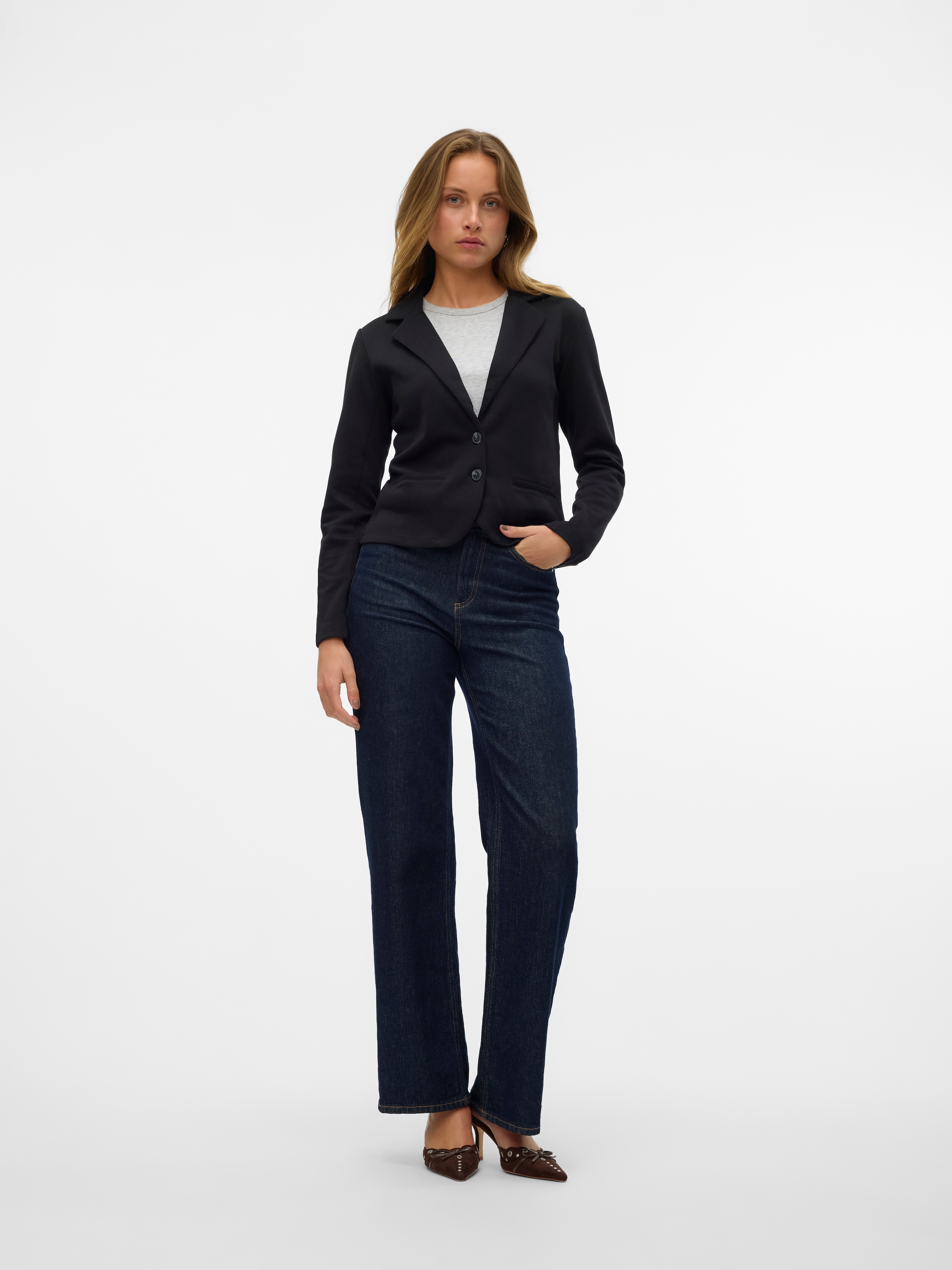 Vero Moda Jerseyblazer »VMEMMA LS BLAZER JRS NOOS«, Einreiher