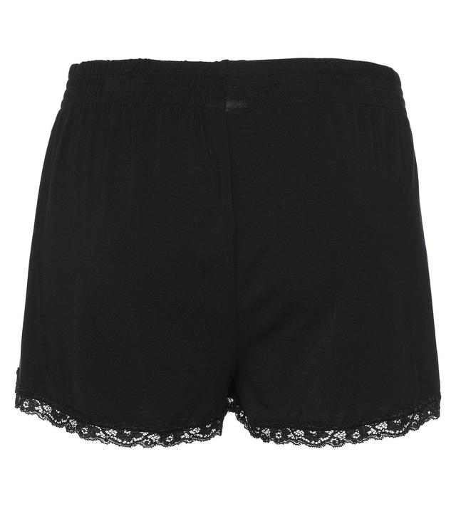 Pyjama Shorty mit Spitze, 2er Pack