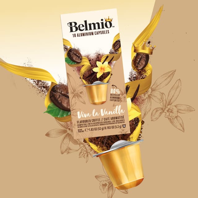Belmio Viva La Vanilla kaffekapsler til Nespresso (10 stk.)