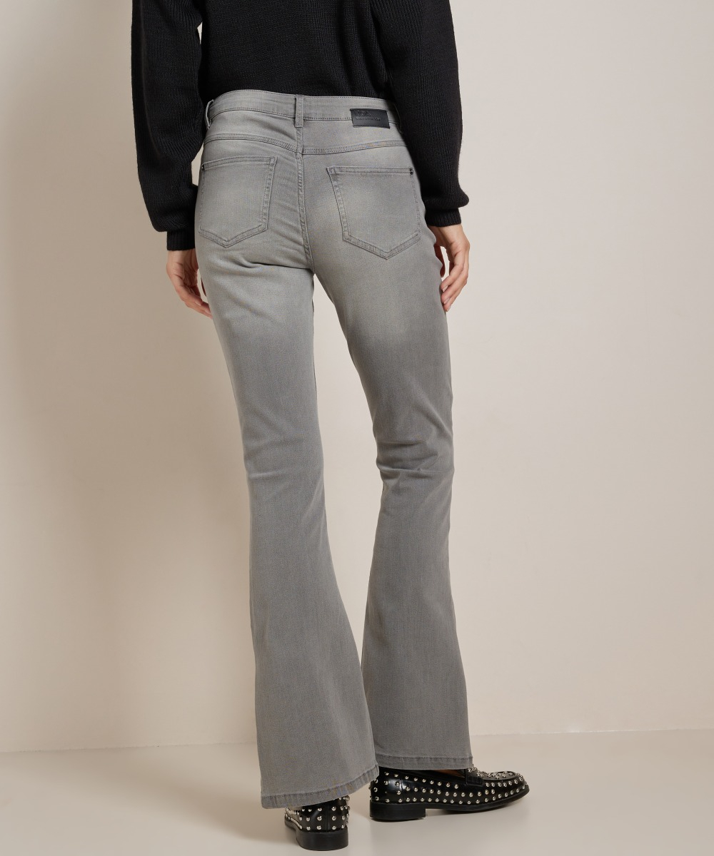 flared fit stretch jeans - noa