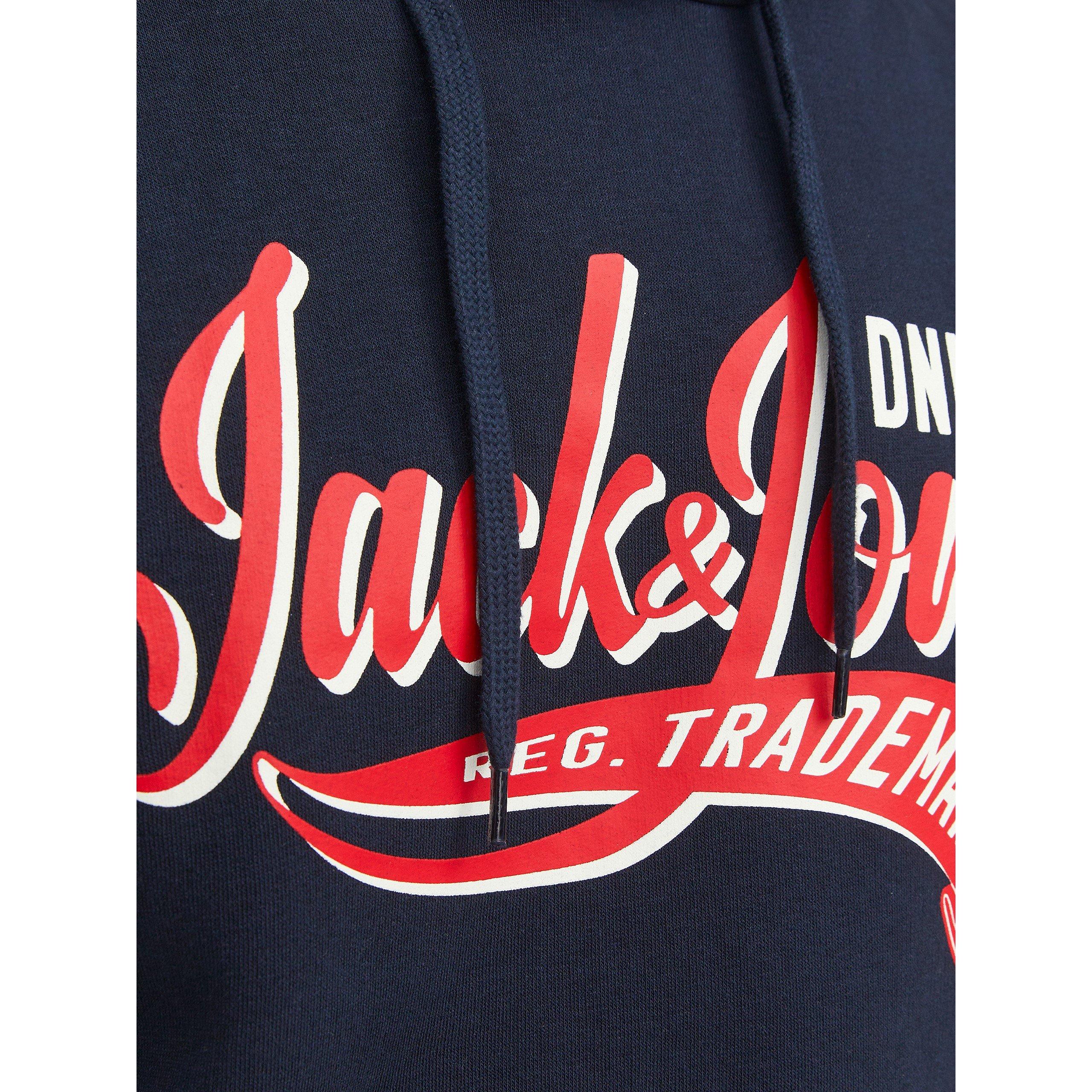 Jack and Jones Logo Hoodie