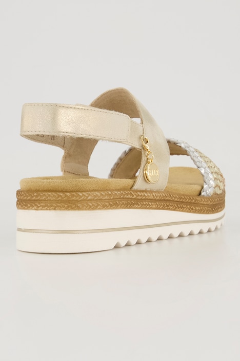 Sandalen, Remonte x Elle, Lederoptik, Weite F 1/2