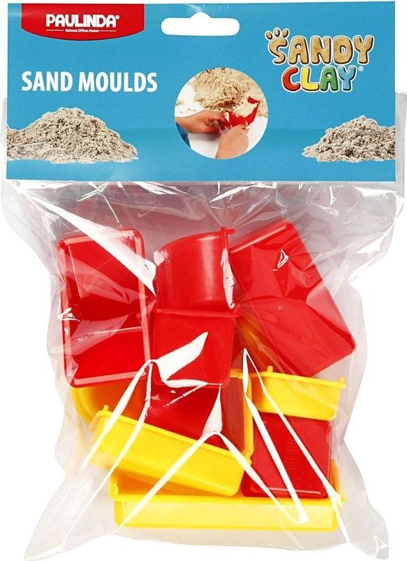 Sandy Clay - Zandspeelgoed - Set van 12 Geometrische Vormen - Geschikt voor Zand en Klei