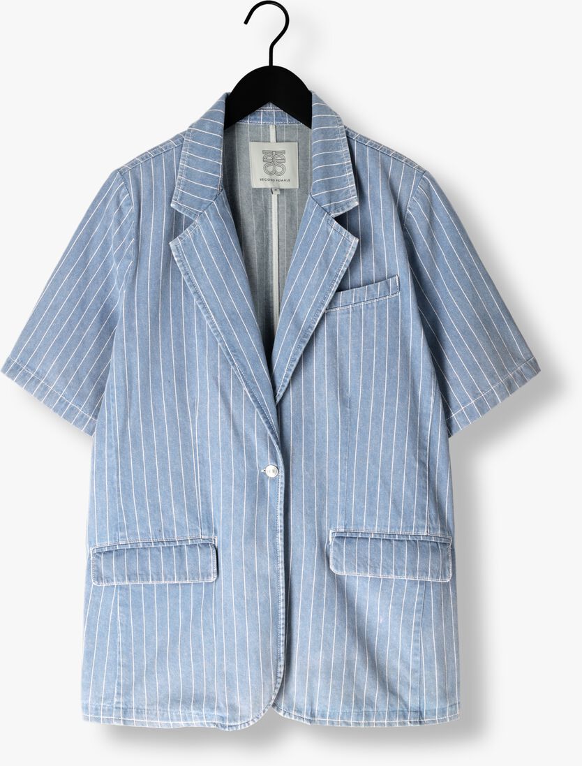 blauwe second female gilet layne ss blazer