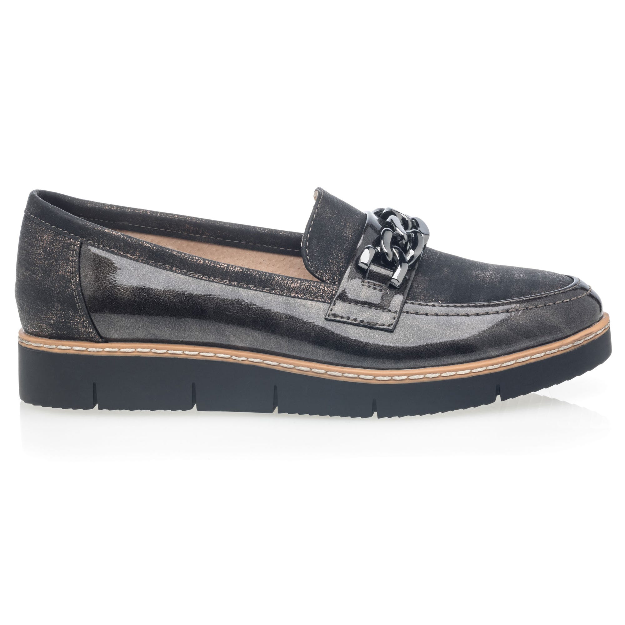 Mocassins Femme bronze