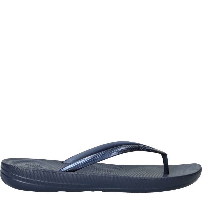 FitFlop Iqushion Ergonomic Teenslippers Blauw Dames