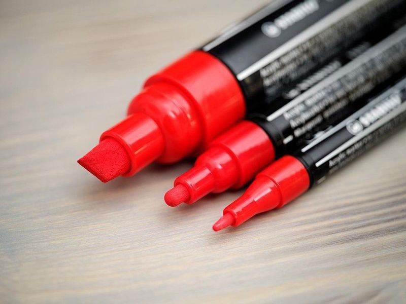 STABILO FREE - Acryl Marker - Start Set - 11 Acryl Markers - 3 Verschillende Tip Sizes