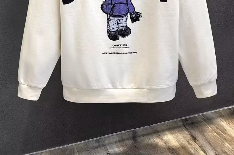 Maxelane - Sweatshirt met ronde hals en cartoonprint