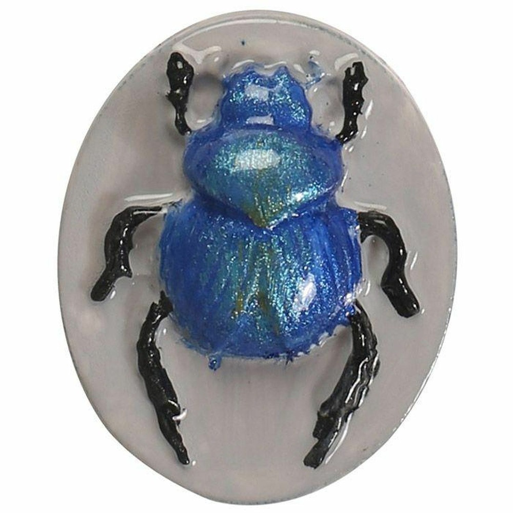 3 mini moules en silicone pour pâte polymère - scarabée