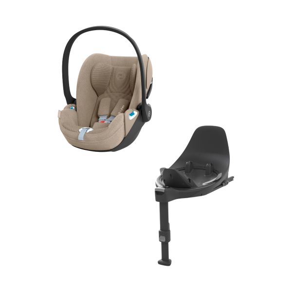 Cybex Cloud T Plus Autostoeltje - Inclusief Base - Cozy Beige