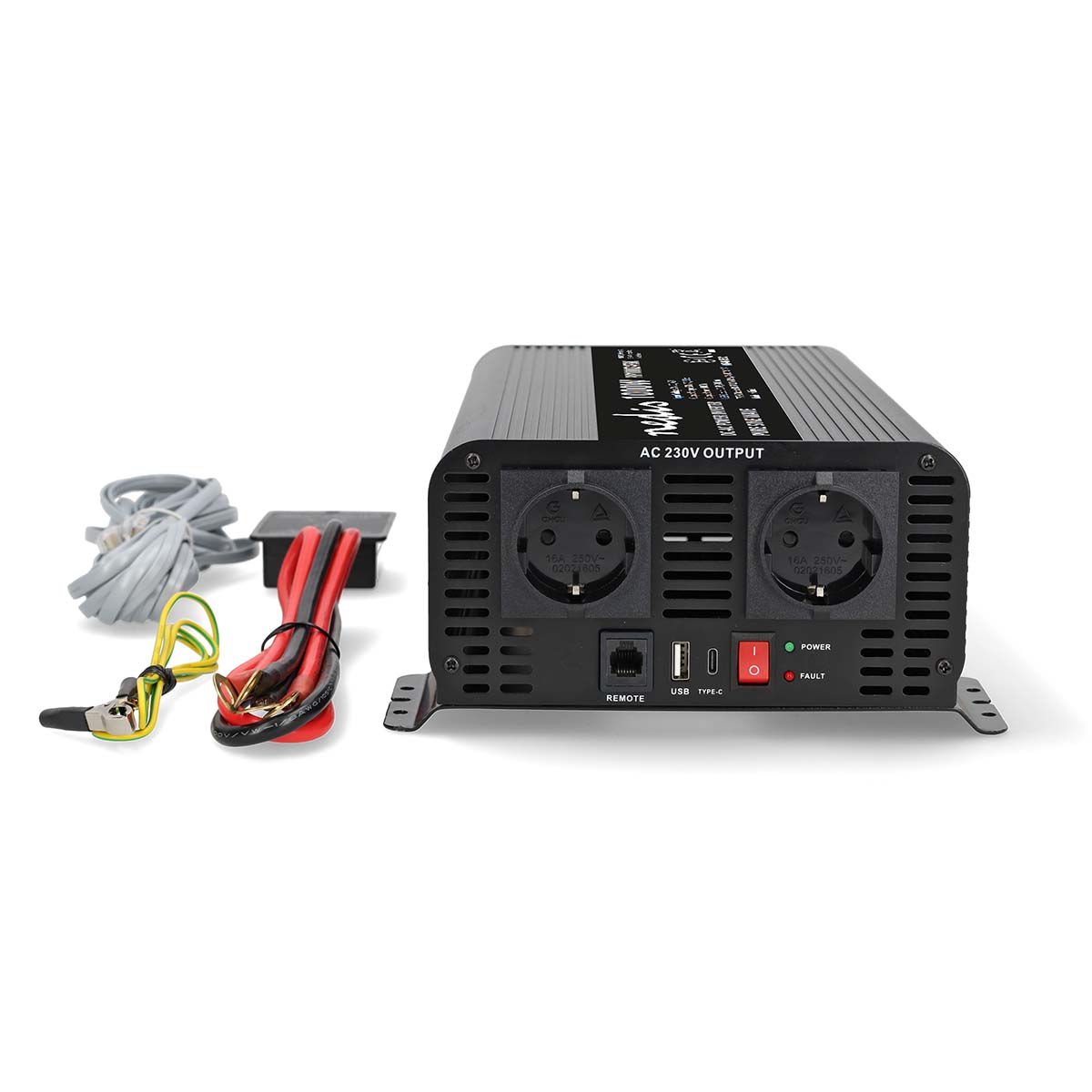 Nedis PIP100024FBK Pure Sinusgolf omvormer